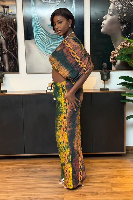 Women's Adire Two-Piece Set